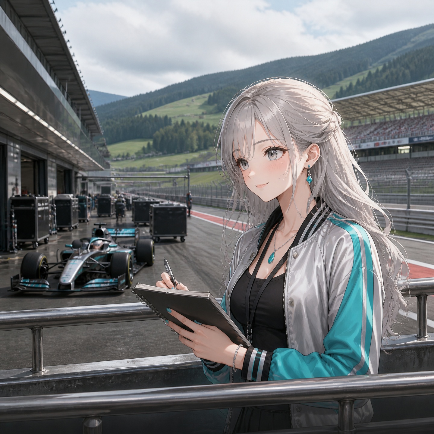 オーストリアGP を前に、パドックで週末を展望するドライバーたちの情景